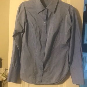 Etcetera brand blue cotton dress shirt